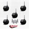 Service Caster 2'' Office Chair Casters Nylon Twin Wheel 5/16'' Grip Neck Stem, 5PK SCC-UHGN02S50-NYS-5 - alternate 4